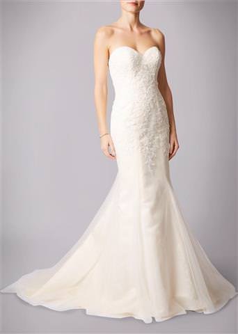 brudekjole (nude/ivory) BK220 – Gitte Dahlhus Design, Fredericia